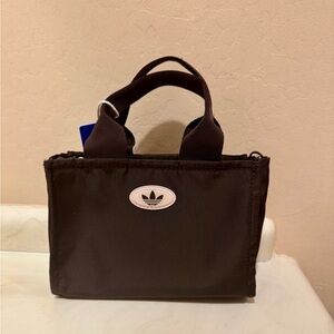 Adidas Brown Micro Mini Tote & Crossbody.